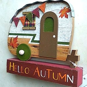 Autumn decor camper